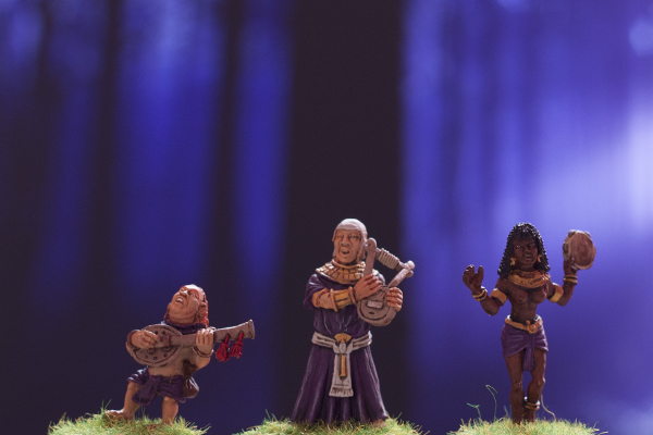 entertainers, dark fable miniatures
